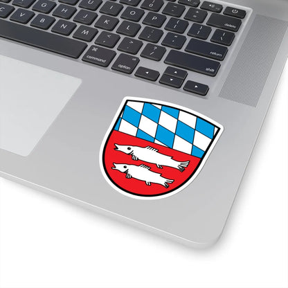 DEU Bayerisch Gmain COA (Germany) (Coat of Arms) STICKER Vinyl Kiss-Cut Decal - The Sticker Space