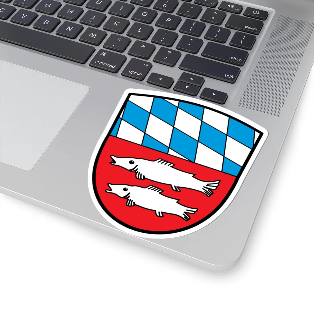 DEU Bayerisch Gmain COA (Germany) (Coat of Arms) STICKER Vinyl Kiss-Cut Decal - The Sticker Space