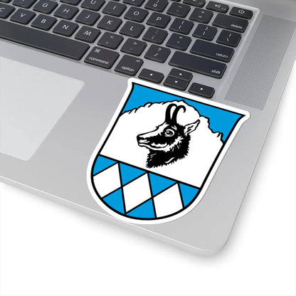 DEU Bayrischzell COA (Germany) (Coat of Arms) STICKER Vinyl Kiss-Cut Decal - The Sticker Space