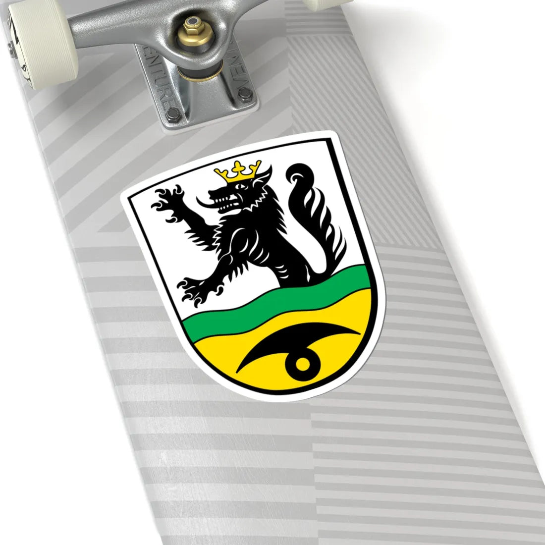 DEU Bächingen a.d.Brenz COA (Germany) (Coat of Arms) STICKER Vinyl Kiss-Cut Decal - The Sticker Space