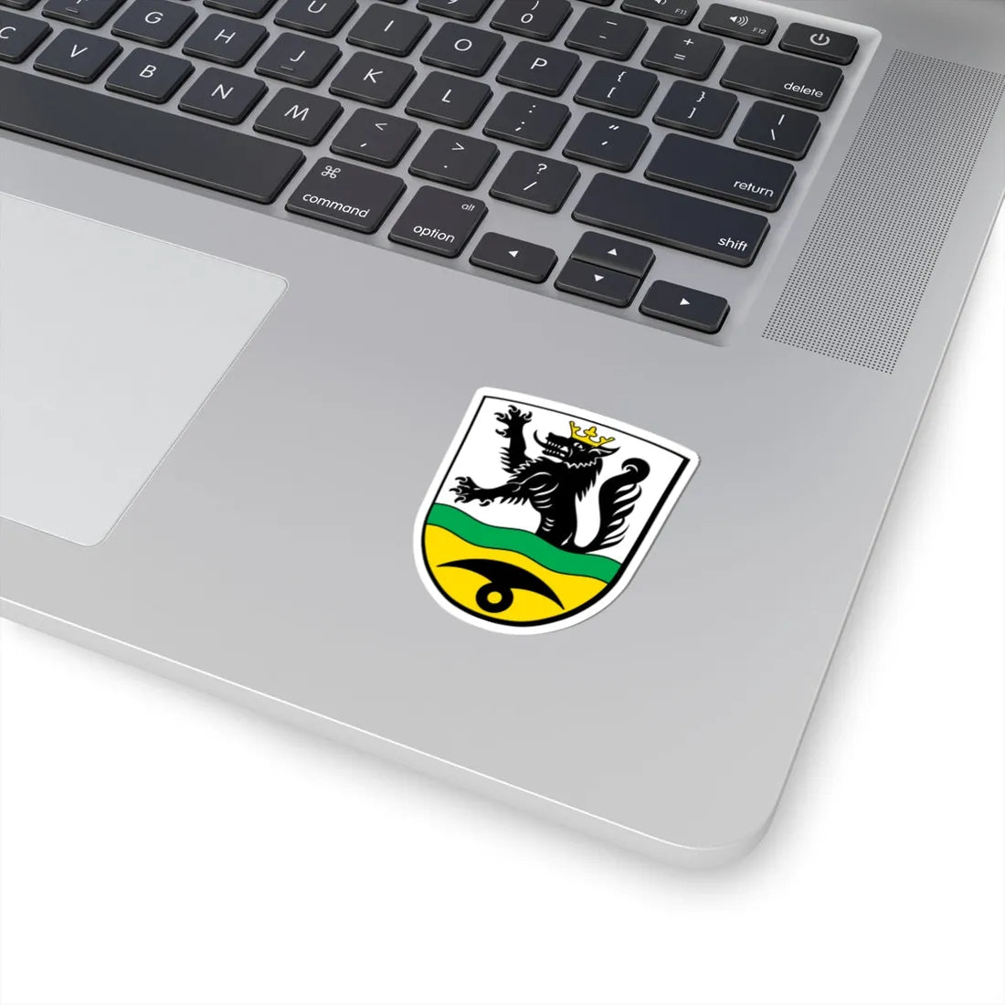 DEU Bächingen a.d.Brenz COA (Germany) (Coat of Arms) STICKER Vinyl Kiss-Cut Decal - The Sticker Space