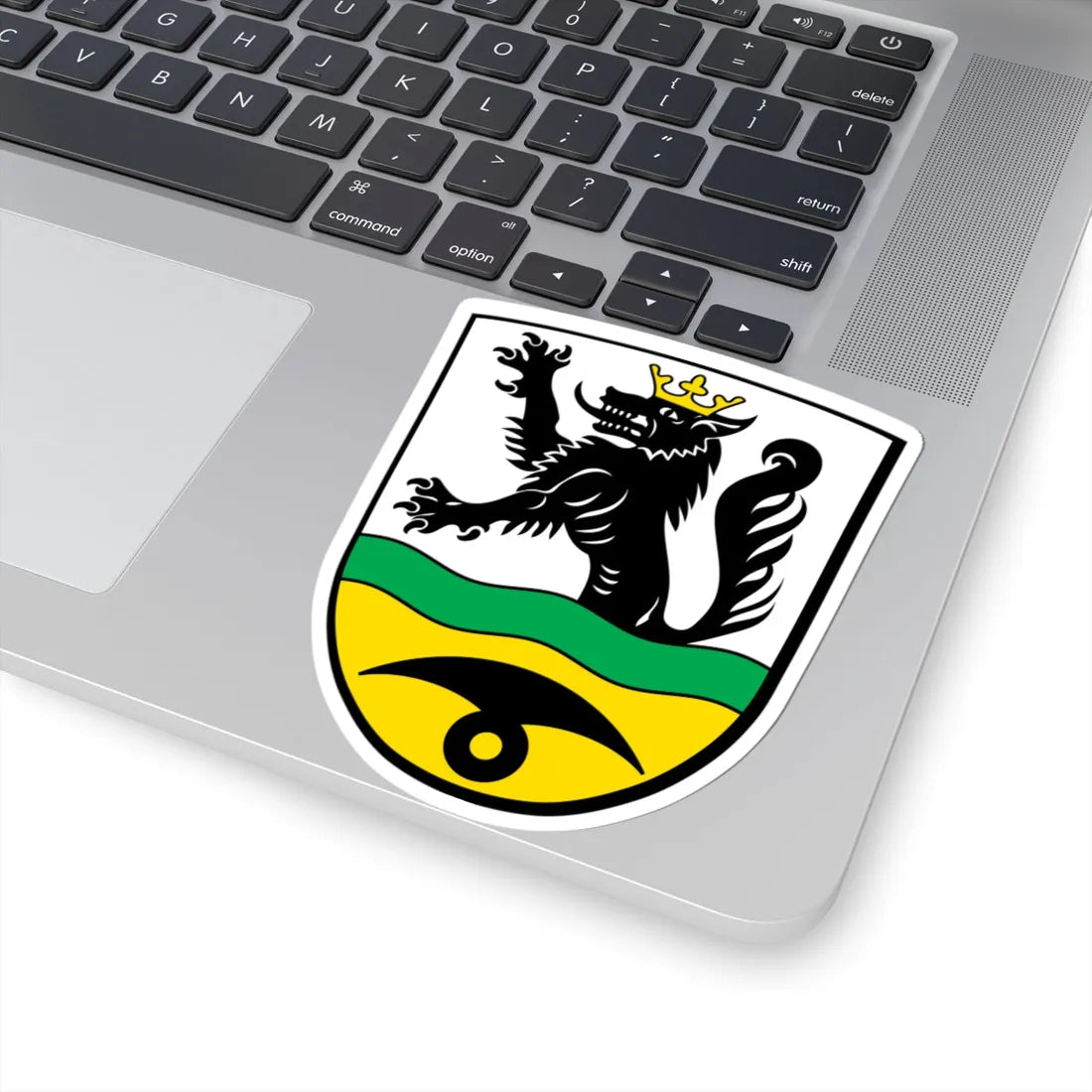 DEU Bächingen a.d.Brenz COA (Germany) (Coat of Arms) STICKER Vinyl Kiss-Cut Decal - The Sticker Space