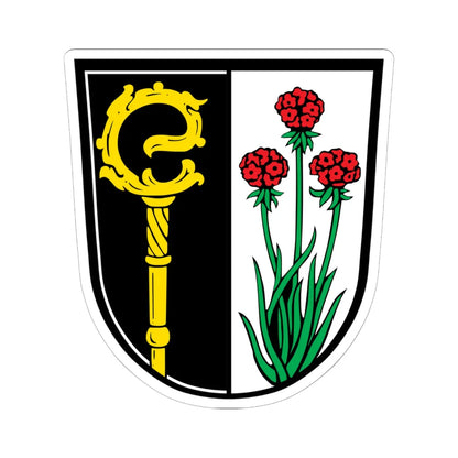 DEU Benningen Schwaben COA (Germany) (Coat of Arms) STICKER Vinyl Kiss-Cut Decal 6 Inch White - The Sticker Space