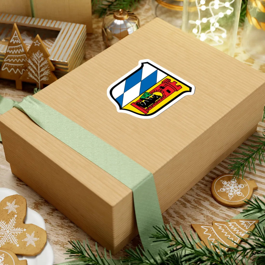 DEU Beratzhausen COA (Germany) (Coat of Arms) STICKER Vinyl Kiss-Cut Decal - The Sticker Space