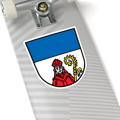 DEU Berching COA (Germany) (Coat of Arms) STICKER Vinyl Kiss-Cut Decal - The Sticker Space