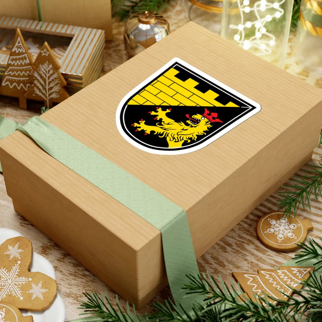 DEU Berg bei Neumarkt in der Oberpfalz COA (Germany) (Coat of Arms) STICKER Vinyl Kiss-Cut Decal - The Sticker Space