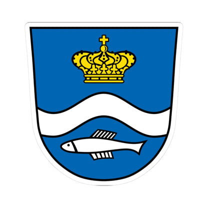 DEU Berg Starnberger See COA (Germany) (Coat of Arms) STICKER Vinyl Kiss-Cut Decal 3 Inch White - The Sticker Space