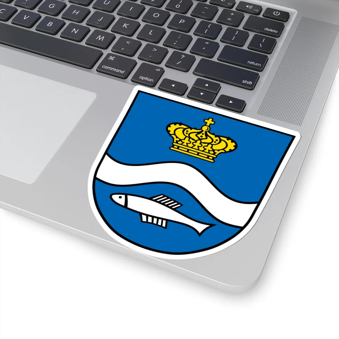 DEU Berg Starnberger See COA (Germany) (Coat of Arms) STICKER Vinyl Kiss-Cut Decal - The Sticker Space