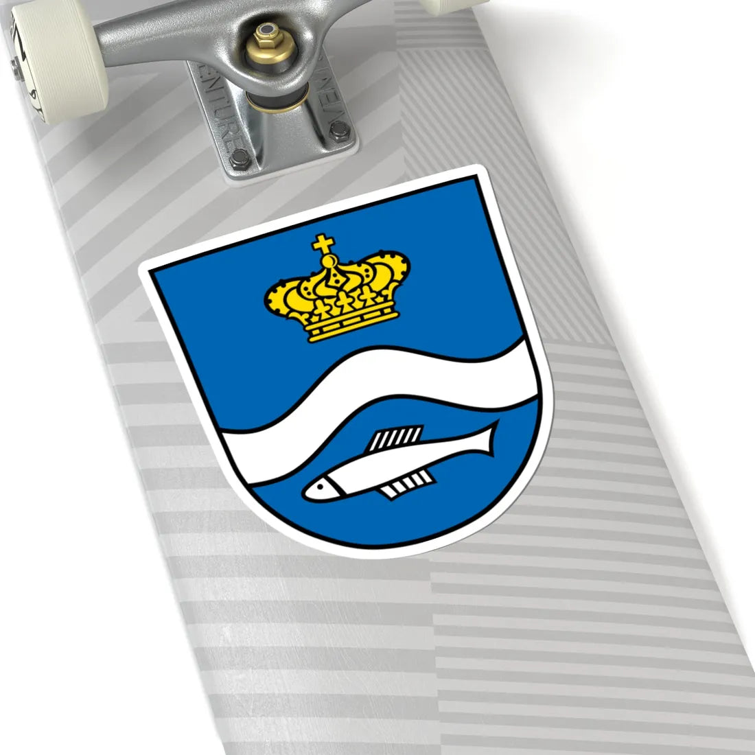 DEU Berg Starnberger See COA (Germany) (Coat of Arms) STICKER Vinyl Kiss-Cut Decal - The Sticker Space