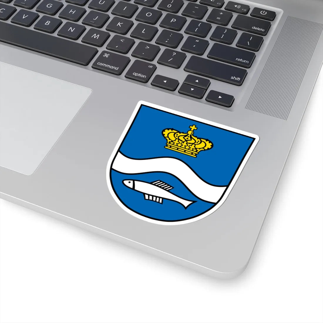 DEU Berg Starnberger See COA (Germany) (Coat of Arms) STICKER Vinyl Kiss-Cut Decal - The Sticker Space