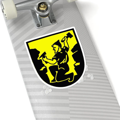 DEU Berggießhübel COA (Germany) (Coat of Arms) STICKER Vinyl Kiss-Cut Decal - The Sticker Space
