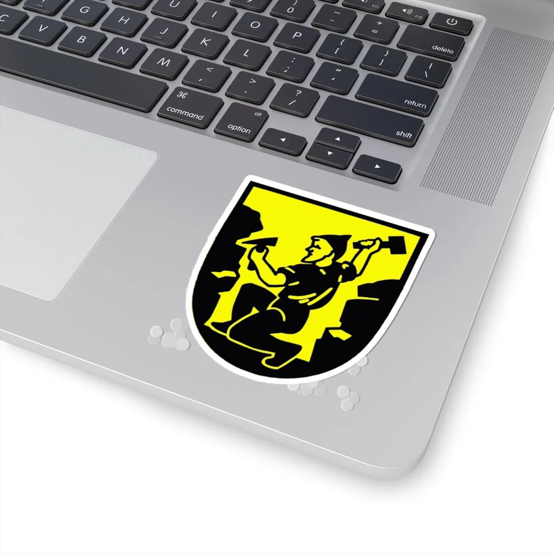 DEU Berggießhübel COA (Germany) (Coat of Arms) STICKER Vinyl Kiss-Cut Decal - The Sticker Space