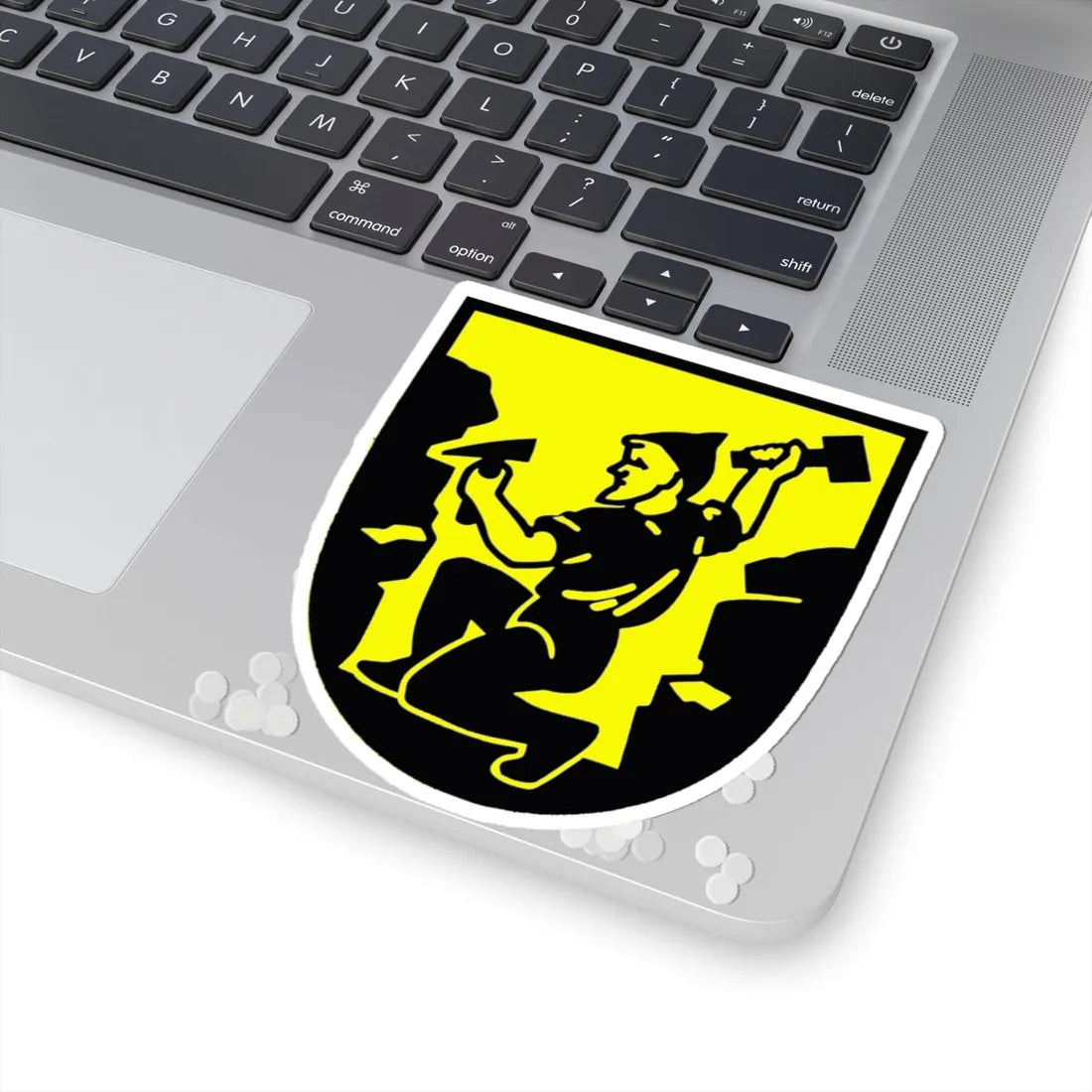 DEU Berggießhübel COA (Germany) (Coat of Arms) STICKER Vinyl Kiss-Cut Decal - The Sticker Space