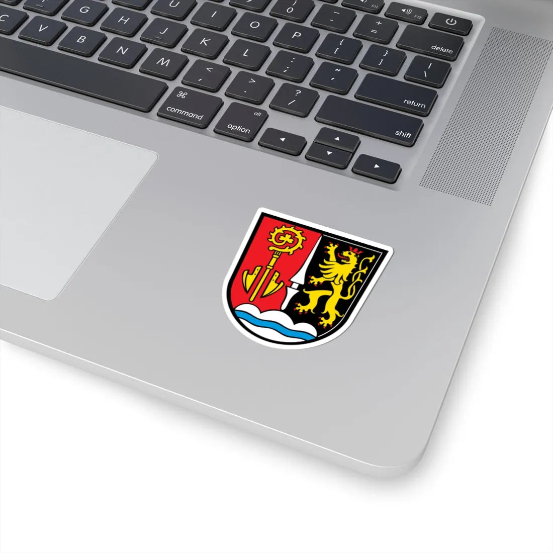 DEU Bergheim Oberbayern COA (Germany) (Coat of Arms) STICKER Vinyl Kiss-Cut Decal - The Sticker Space