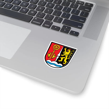 DEU Bergheim Oberbayern COA (Germany) (Coat of Arms) STICKER Vinyl Kiss-Cut Decal - The Sticker Space