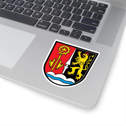 DEU Bergheim Oberbayern COA (Germany) (Coat of Arms) STICKER Vinyl Kiss-Cut Decal - The Sticker Space