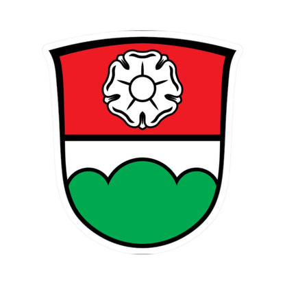 DEU Berglern COA (Germany) (Coat of Arms) STICKER Vinyl Kiss-Cut Decal 2 Inch White - The Sticker Space