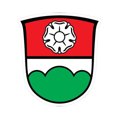 DEU Berglern COA (Germany) (Coat of Arms) STICKER Vinyl Kiss-Cut Decal 3 Inch White - The Sticker Space