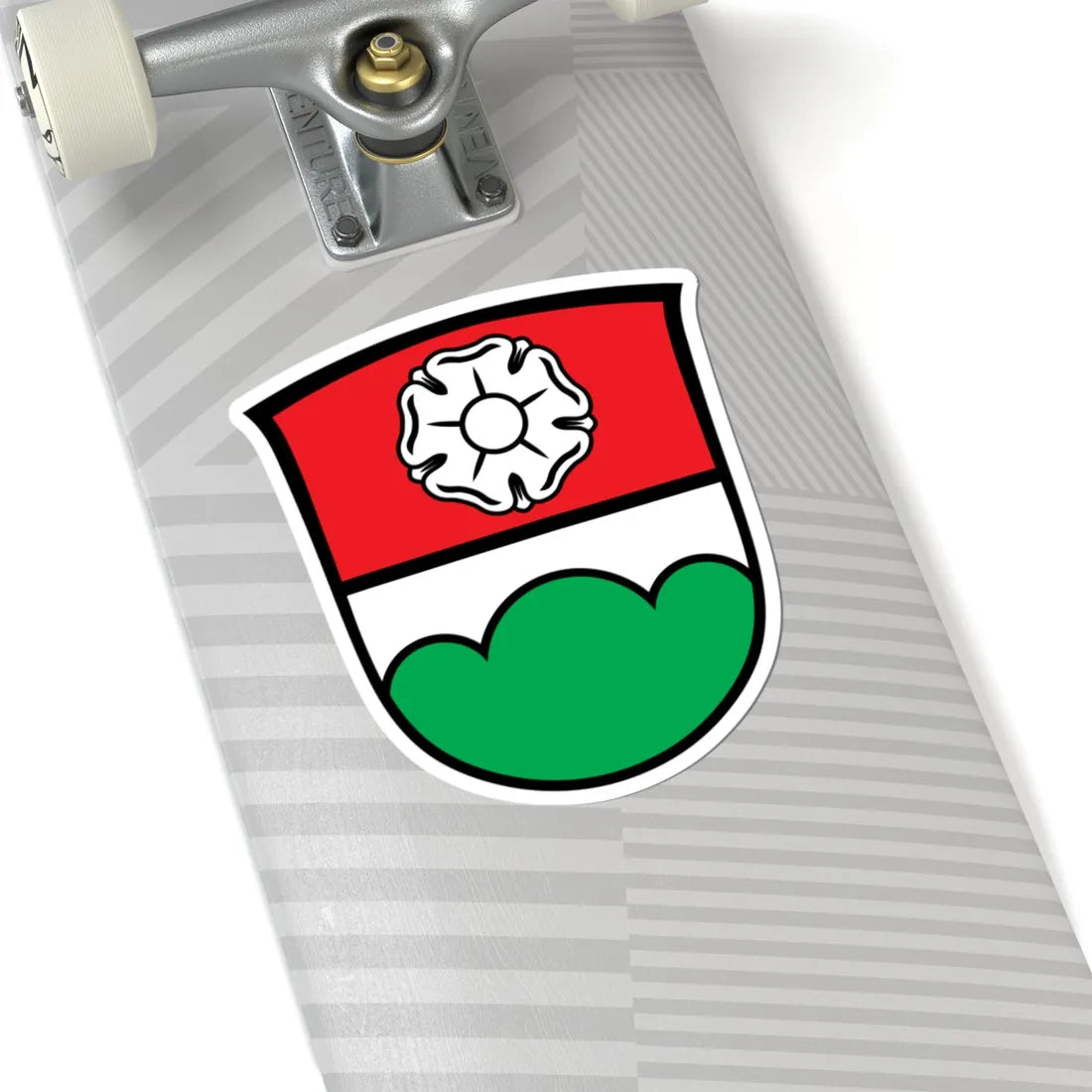 DEU Berglern COA (Germany) (Coat of Arms) STICKER Vinyl Kiss-Cut Decal - The Sticker Space