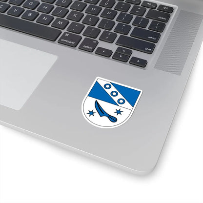 DEU Bergtheim COA (Germany) (Coat of Arms) STICKER Vinyl Kiss-Cut Decal - The Sticker Space