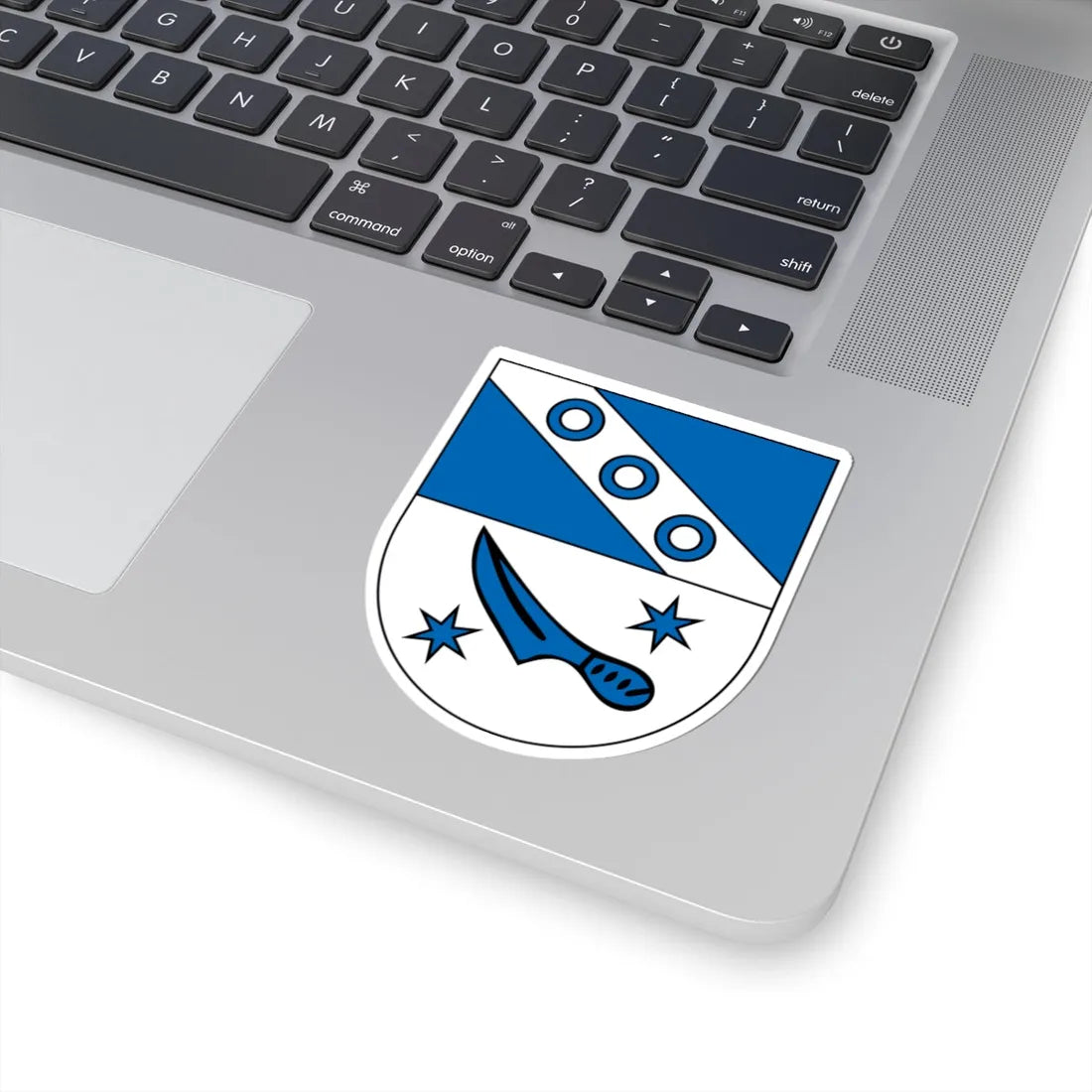 DEU Bergtheim COA (Germany) (Coat of Arms) STICKER Vinyl Kiss-Cut Decal - The Sticker Space