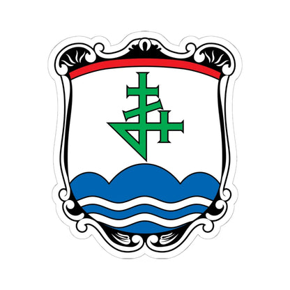 DEU Bernau COA (Germany) (Coat of Arms) STICKER Vinyl Kiss-Cut Decal 6 Inch White - The Sticker Space