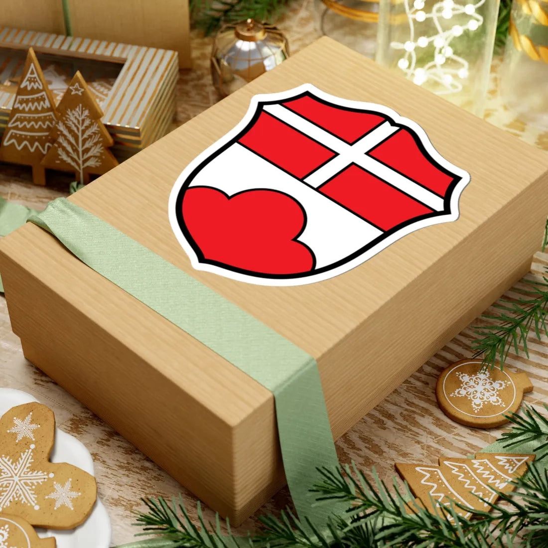 DEU Bernbeuren COA (Germany) (Coat of Arms) STICKER Vinyl Kiss-Cut Decal - The Sticker Space