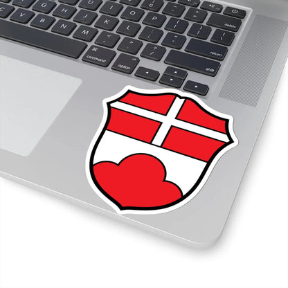 DEU Bernbeuren COA (Germany) (Coat of Arms) STICKER Vinyl Kiss-Cut Decal - The Sticker Space