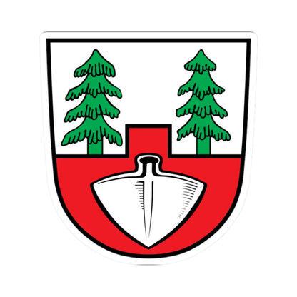 DEU Bernhardswald COA (Germany) (Coat of Arms) STICKER Vinyl Kiss-Cut Decal 2 Inch White - The Sticker Space