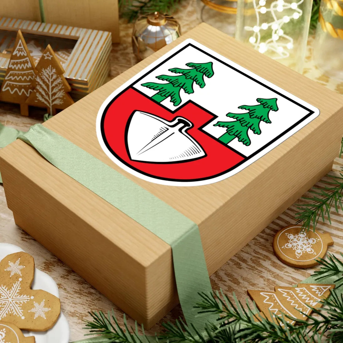 DEU Bernhardswald COA (Germany) (Coat of Arms) STICKER Vinyl Kiss-Cut Decal - The Sticker Space