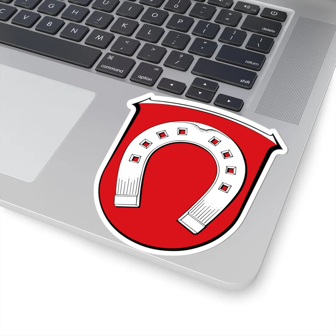 DEU Biebesheim am Rhein COA (Germany) (Coat of Arms) STICKER Vinyl Kiss-Cut Decal - The Sticker Space