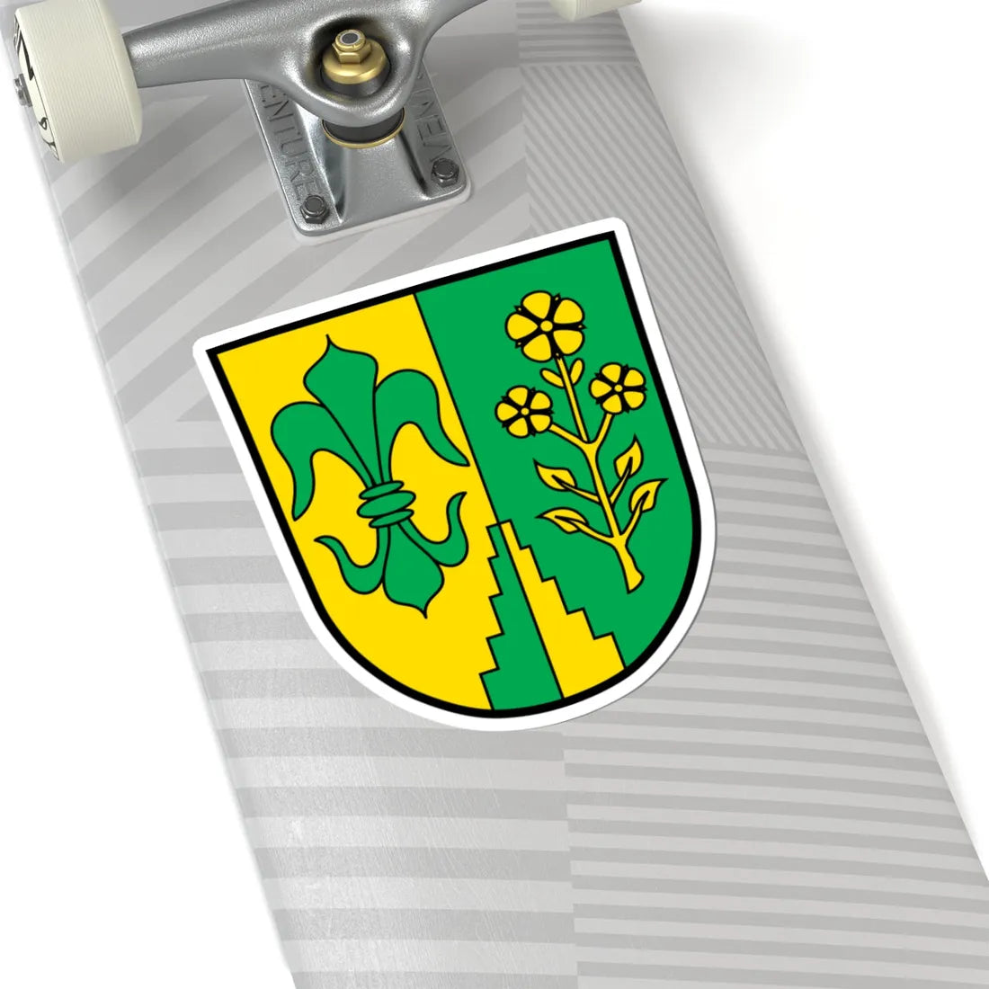 DEU Binswangen COA (Germany) (Coat of Arms) STICKER Vinyl Kiss-Cut Decal - The Sticker Space