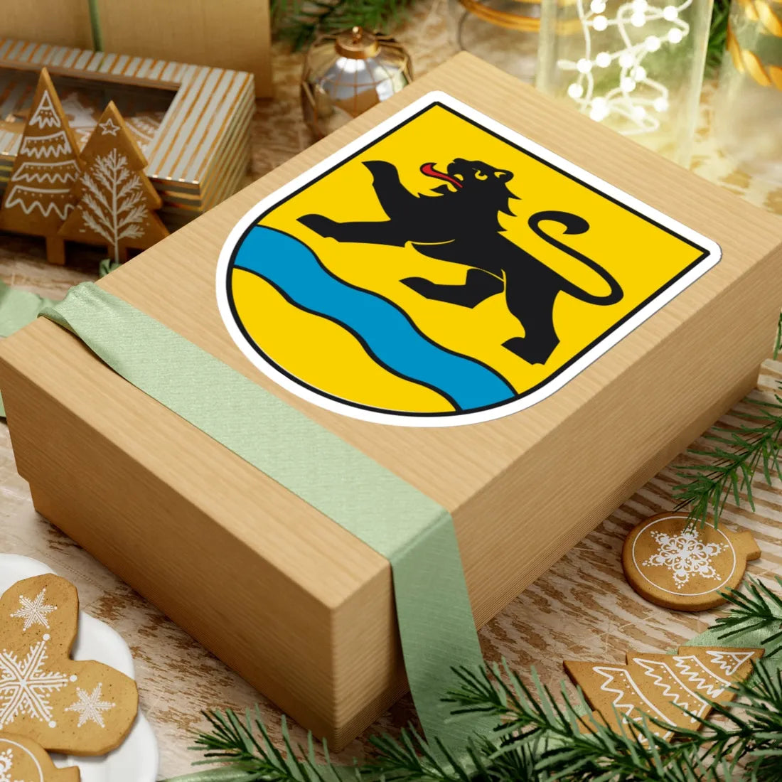 DEU Birenbach COA (Germany) (Coat of Arms) STICKER Vinyl Kiss-Cut Decal - The Sticker Space