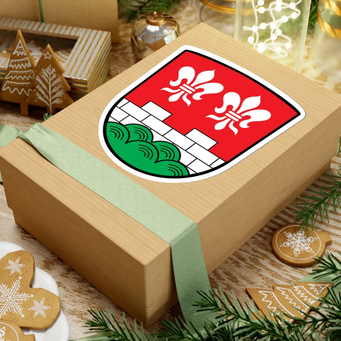 DEU Birgland COA (Germany) (Coat of Arms) STICKER Vinyl Kiss-Cut Decal - The Sticker Space