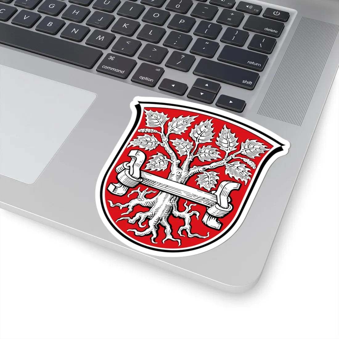 DEU Birkenau Odenwald COA (Germany) (Coat of Arms) STICKER Vinyl Kiss-Cut Decal - The Sticker Space