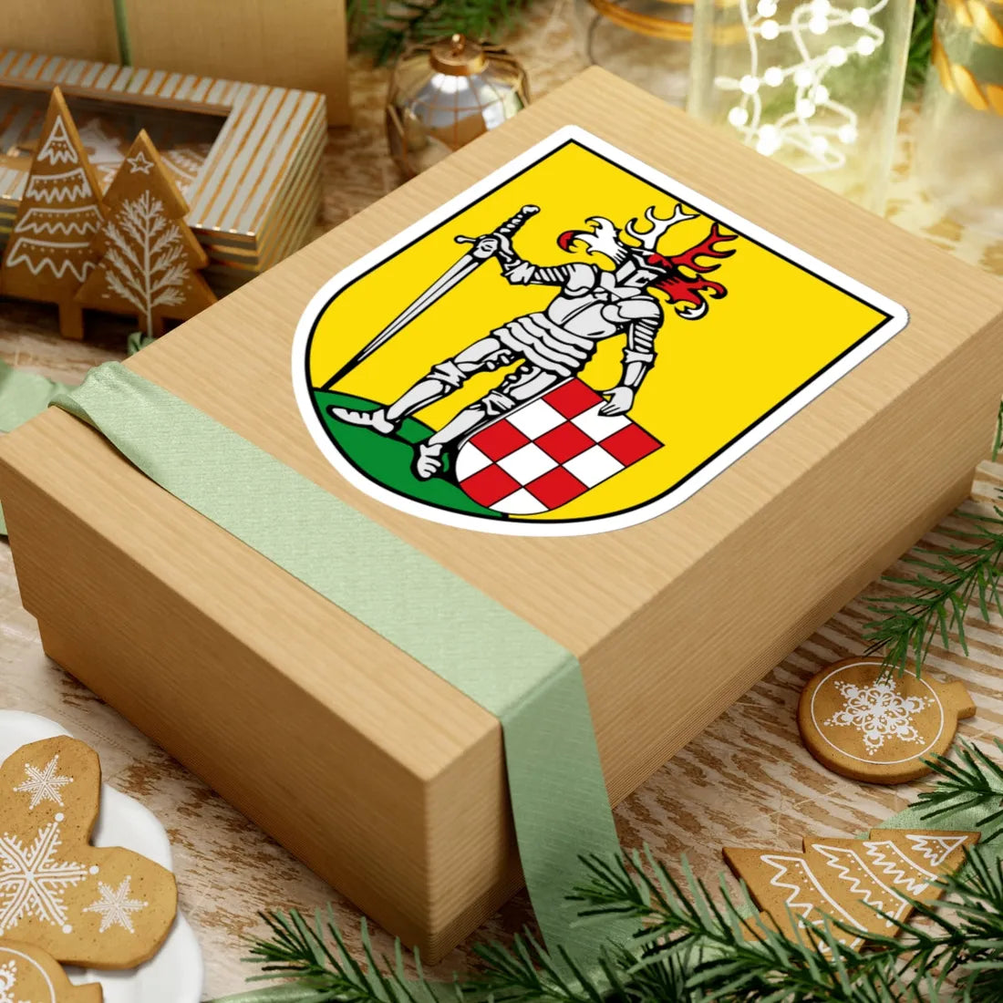 DEU Bleicherode COA (Germany) (Coat of Arms) STICKER Vinyl Kiss-Cut Decal - The Sticker Space