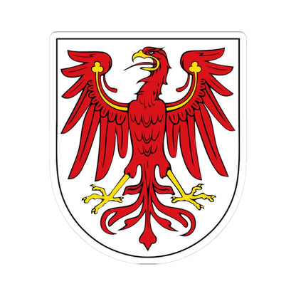DEU Brandenburg COA (Germany) (Coat of Arms) STICKER Vinyl Kiss-Cut Decal 3 Inch White - The Sticker Space