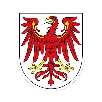 DEU Brandenburg COA (Germany) (Coat of Arms) STICKER Vinyl Kiss-Cut Decal 6 Inch White - The Sticker Space