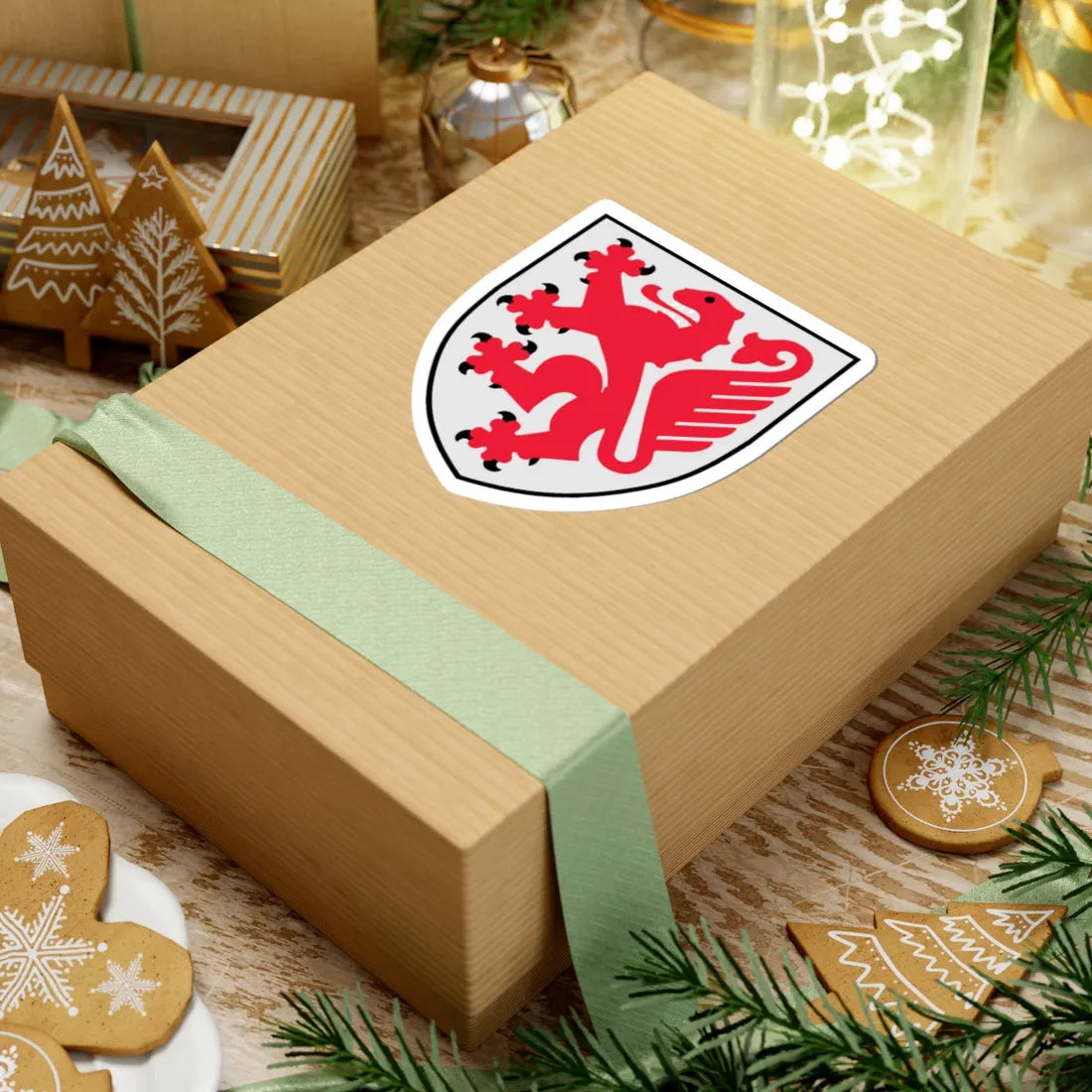 DEU Braunschweig COA (Germany) (Coat of Arms) STICKER Vinyl Kiss-Cut Decal - The Sticker Space