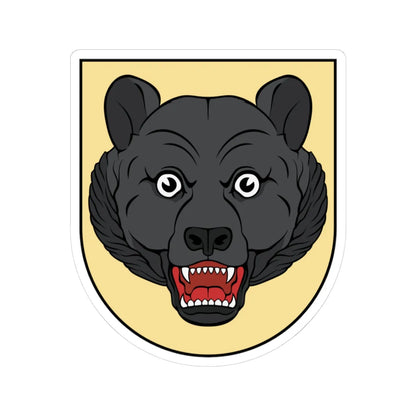 DEU Bärenstein Altenberg COA (Germany) (Coat of Arms) STICKER Vinyl Kiss-Cut Decal 3 Inch White - The Sticker Space