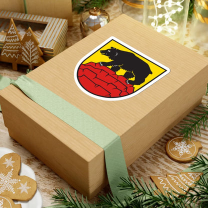 DEU Bärenstein Erzgebirge COA (Germany) (Coat of Arms) STICKER Vinyl Kiss-Cut Decal - The Sticker Space