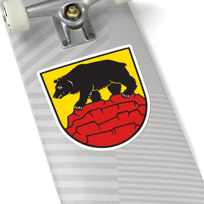 DEU Bärenstein Erzgebirge COA (Germany) (Coat of Arms) STICKER Vinyl Kiss-Cut Decal - The Sticker Space