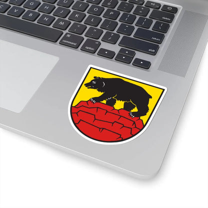DEU Bärenstein Erzgebirge COA (Germany) (Coat of Arms) STICKER Vinyl Kiss-Cut Decal - The Sticker Space