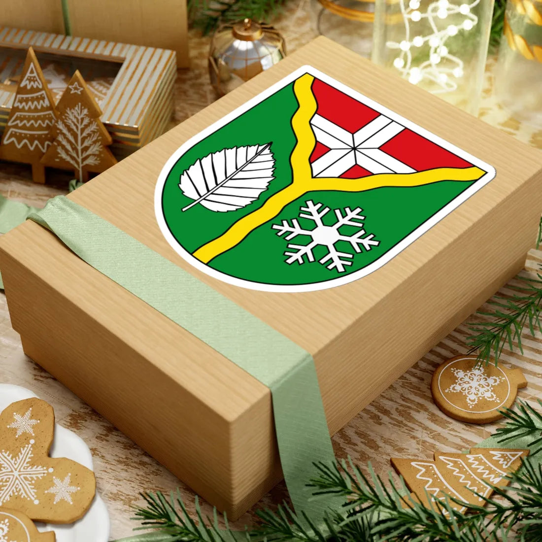 DEU Bubach-Calmesweiler COA (Germany) (Coat of Arms) STICKER Vinyl Kiss-Cut Decal - The Sticker Space