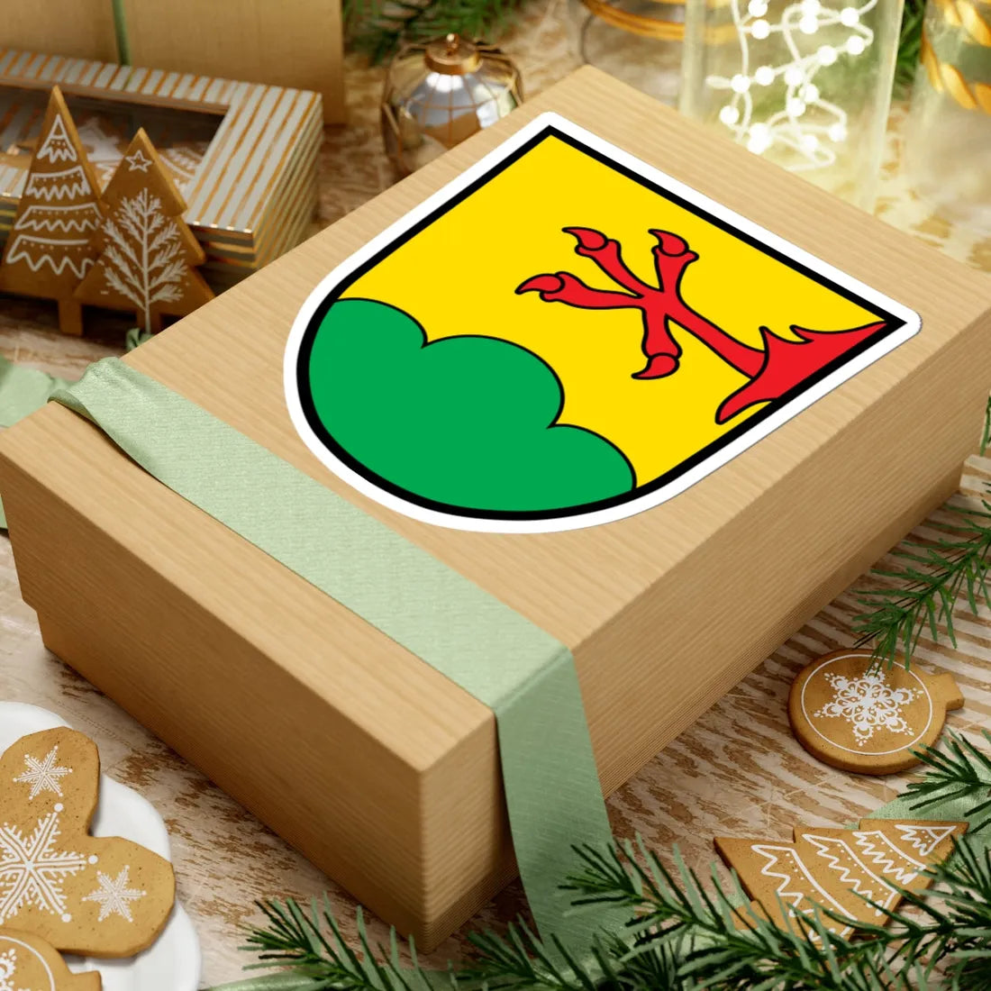 DEU Buchhofen COA (Germany) (Coat of Arms) STICKER Vinyl Kiss-Cut Decal - The Sticker Space