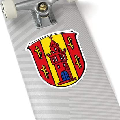 DEU Burgholzhausen Friedrichsdorf COA (Germany) (Coat of Arms) STICKER Vinyl Kiss-Cut Decal - The Sticker Space