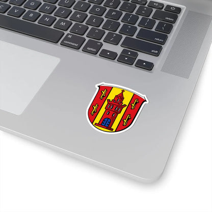 DEU Burgholzhausen Friedrichsdorf COA (Germany) (Coat of Arms) STICKER Vinyl Kiss-Cut Decal - The Sticker Space