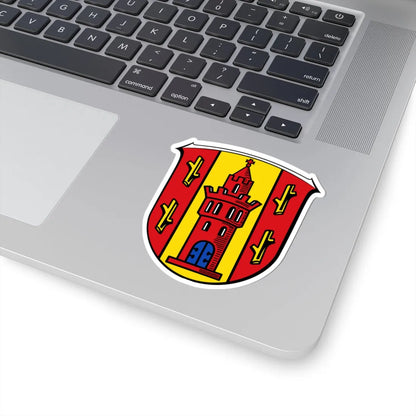 DEU Burgholzhausen Friedrichsdorf COA (Germany) (Coat of Arms) STICKER Vinyl Kiss-Cut Decal - The Sticker Space