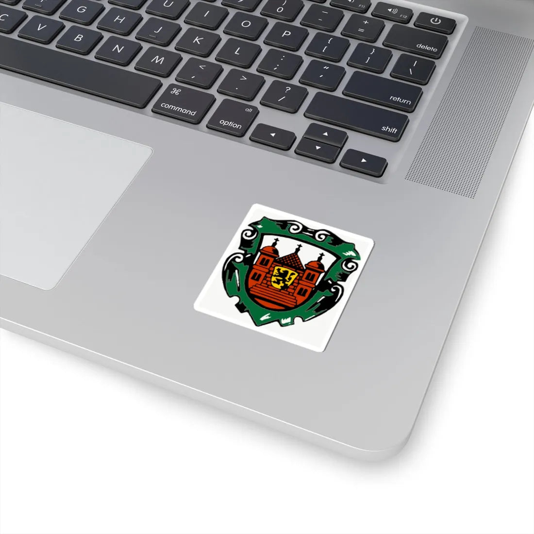 DEU Burgstädt COA (Germany) (Coat of Arms) STICKER Vinyl Kiss-Cut Decal - The Sticker Space