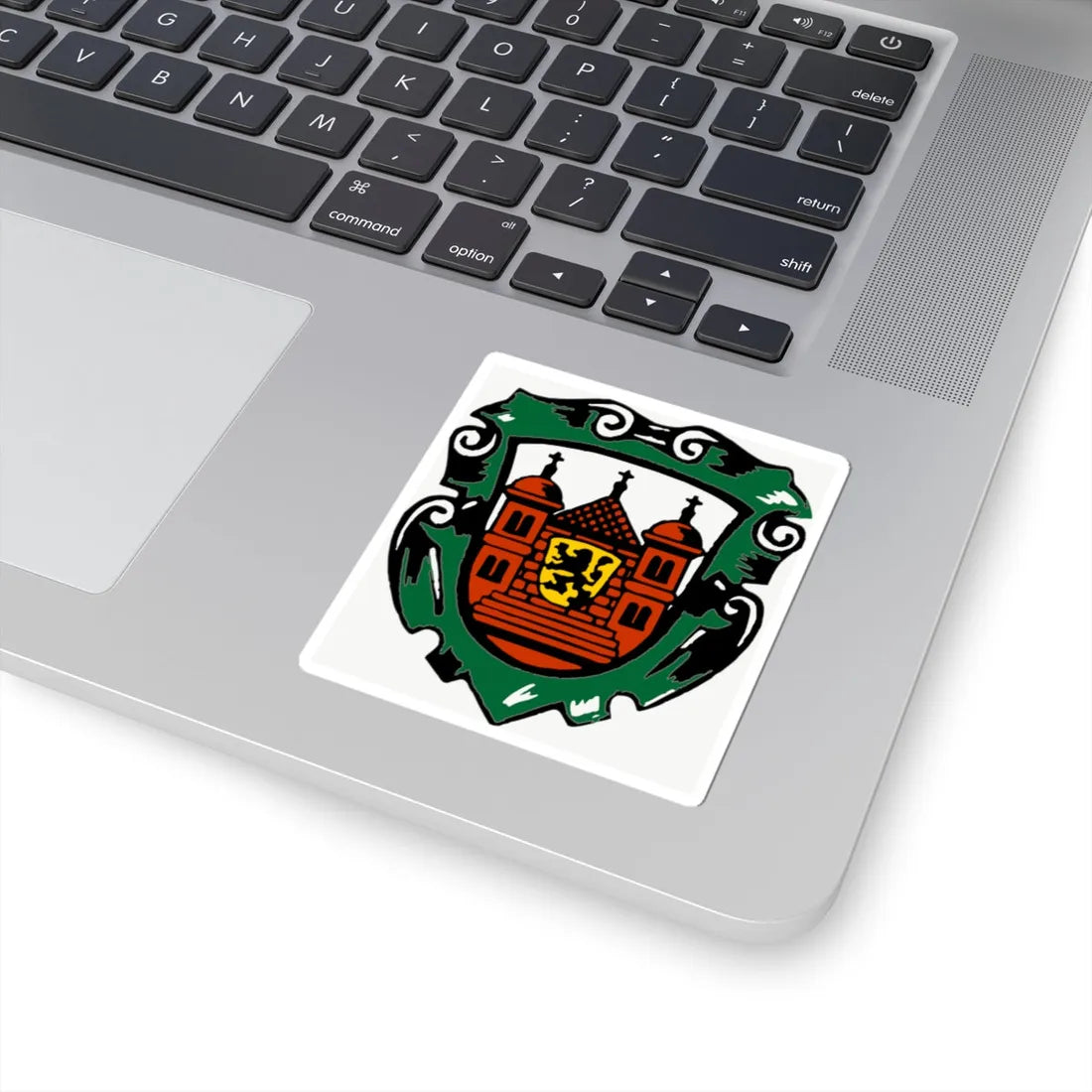 DEU Burgstädt COA (Germany) (Coat of Arms) STICKER Vinyl Kiss-Cut Decal - The Sticker Space